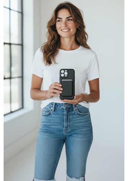 iPhone 16 Pro Max Uyumlu Premium Deri Magsafe Cüzdanlı Kartlıklı Kamera Çerçeve Standlı Kılıf indirimleri