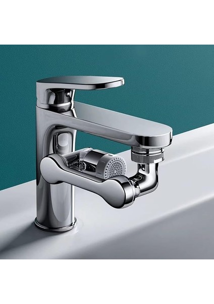 By Musluk Havalandırıcı, 1080 ° Dönen Genişletici Havalandırıcı, Dayanıklı Sıçrama Korumalı Musluk Genişletici