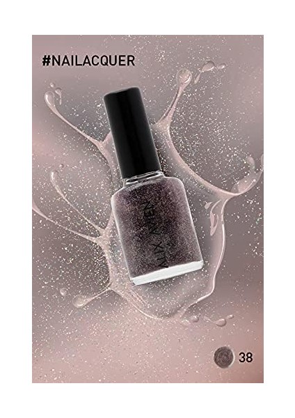 Alıx Avıen Simli Oje 38 - Yüksek Pigmentli Uzun Süreli Kalıcılık Hızlı Kuruma - Nail Lacquer 38 fiyatları