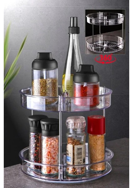 2 Katlı Dönebilen Organizer