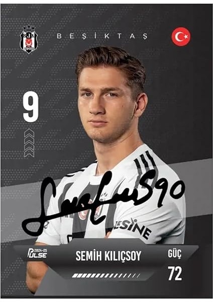 Cards - Beşiktaş Pulse Futbol Kart Serisi 2024-2025 (12 Kart) modelleri