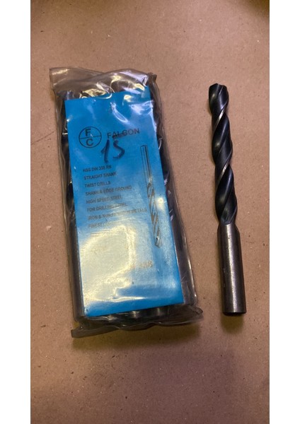 Matkap Ucu 15 mm Hss Demir - Çelik - Metal - Aliminyum 1 Adet