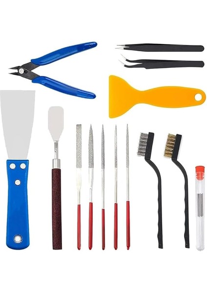 23 Parçalı 3D Yazıcı Alet Seti, 3D Yazıcı Aksesuarlarını Çıkarmak Için Aletler, Başlık Temizleme Seti, Spatula, Kazıyıcı ve Fırçalar Dahil