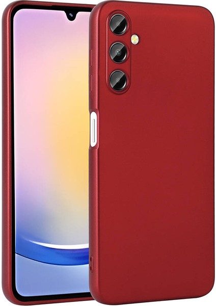 Galaxy A25 Kılıf Nxxa Premier Silikon Kapak-Kırmızı