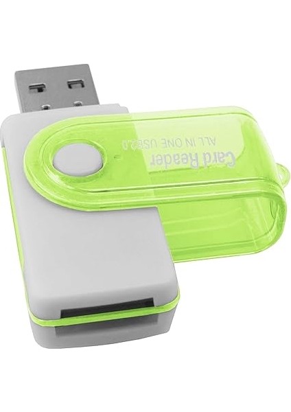 Için USB Sd Kart Okuyucu, Micro Sd Karttan USB Adaptörüne, Kamera Için Ms Duo/micro Ms Kart Okuyucu Hafıza Kartı Okuyucu, Pc/dizüstü Bilgisayar Için Kart Okuyucu Yeşil indirimleri