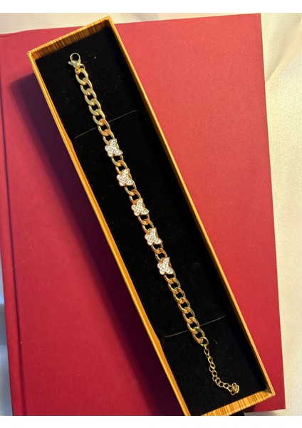 Çelik Gold Beşli Kelebek Bileklik Hediyelik indirimleri