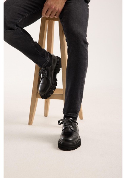 LFR-F124 Acma Merdane Ayakkabı Siyah fiyatları