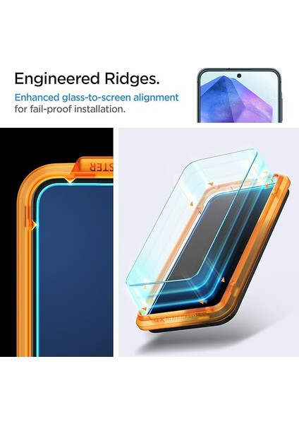 Galaxy A55 Cam Ekran Koruyucu Kolay Kurulum Glas.tr Alignmaster (2 Adet) - AGL07775 indirimleri