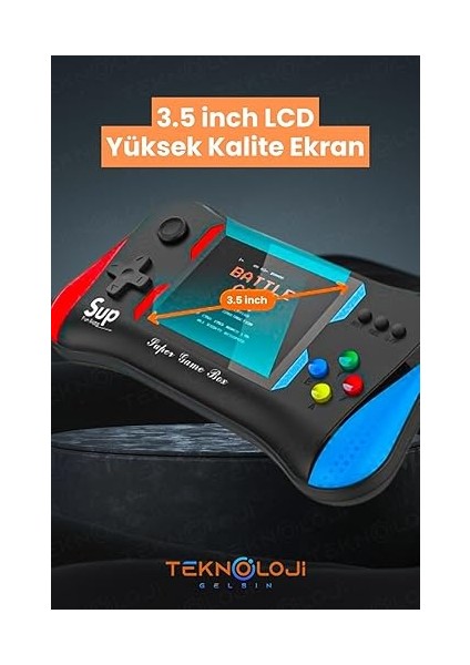 Oyun Retro Sup Konsolu X7M 3,5 Inç Ekran Video Oyunları Hd/av Çıkışı Taşınabilir Mini Gamepad modelleri