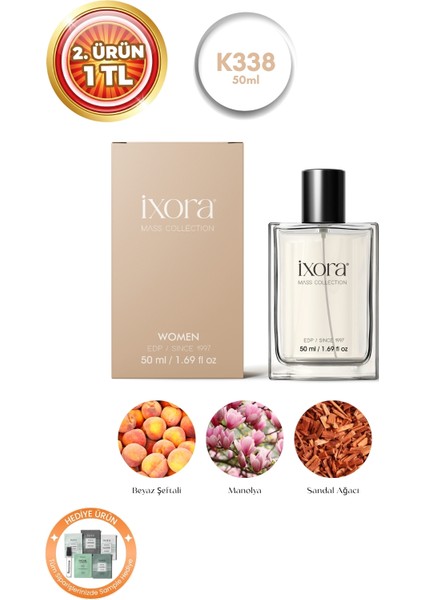 Ixora B338 Music Kadın Parfüm 50ML Yeni Şişe