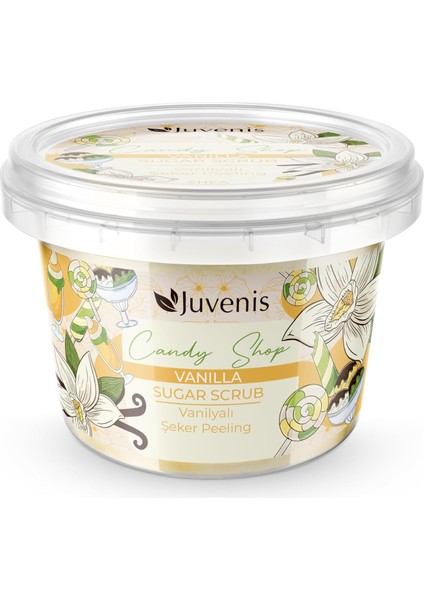 Juvenis Candy Shop Şeker Peeling Vanilyalı 180 Gr.