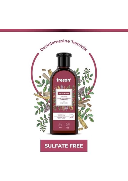 Meyan Kökü Yoğun Nemlendirici Sülfatsız Bakım Şampuanı 300 ml fırsatları