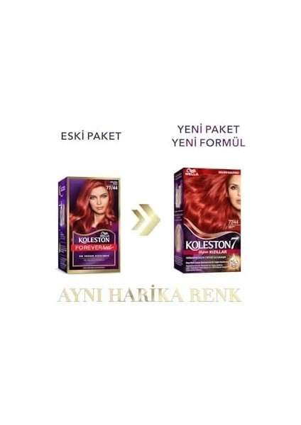 Wella Koleston Supreme Saç Boyası 77/44 Kor Ateş Kızılı