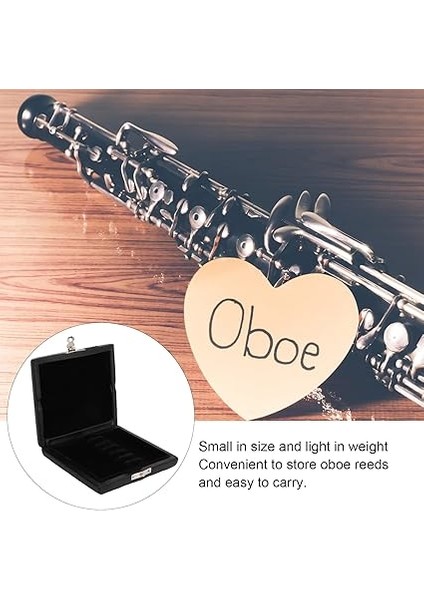 Reeds Case, Taşınabilir Pu Deri 6 Sazlık Saklama Kutusu Tutucu Müzik Enstrüman Aksesuarları indirimleri