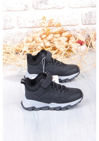 Cool Doruk Siyah Rahat Kaymaz Taban Erkek Çocuk Bot