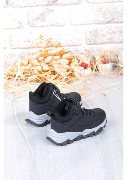 Cool Doruk Siyah Rahat Kaymaz Taban Erkek Çocuk Bot