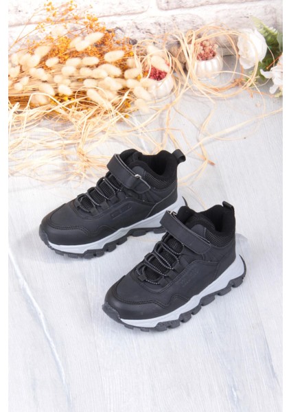 Cool Doruk Siyah Rahat Kaymaz Taban Erkek Çocuk Bot