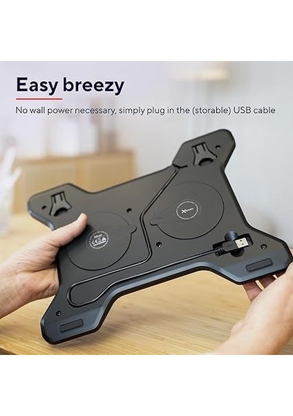 45006285 Xstream Breeze Fan 40,6 cm (16 Inç) Fan, Siyah fırsatları