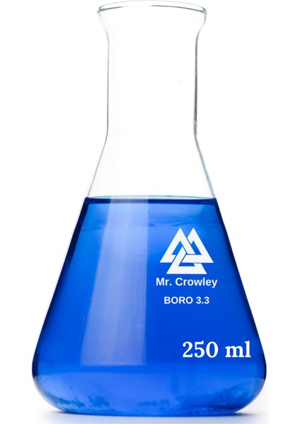Cam Erlen 250 ml Geniş Boyunlu Isıya Dayanıklı Erlenmayer 3.3 Borosilicate modelleri