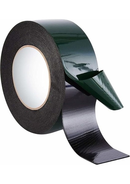 Taraflı Köpük Bant Eva Montaj Bandı Siyah 48 mm x 10 Metre