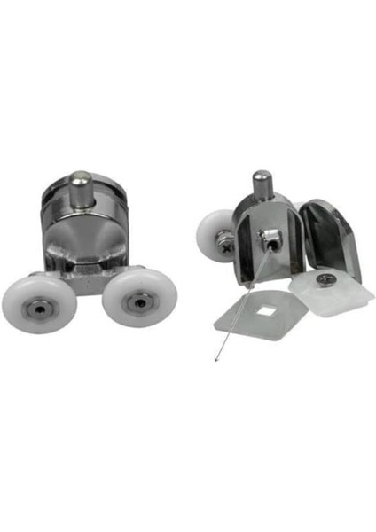 Duşakabin Tekerlek Seti Metal Gövde 22MM Teker Çaplı Rulmanlı Orijinal Takım indirimleri