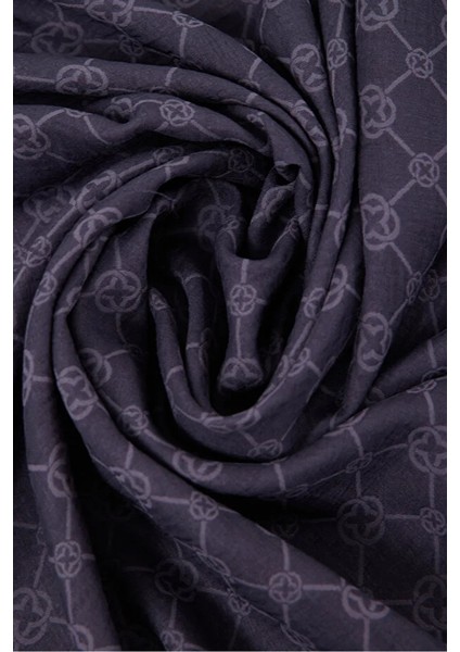 Elegance Monogram Polyester Şal - 1090100-975 fırsatları