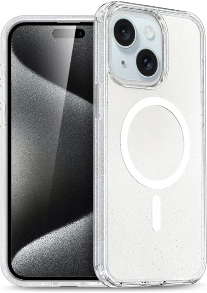 Apple iPhone 14 Star Magsafe Kapak - Şeffaf