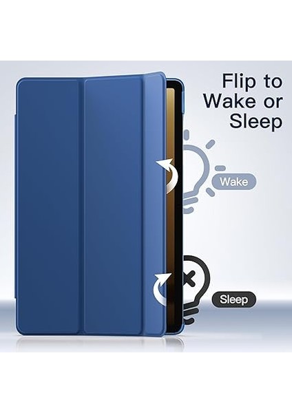 Galaxy Tab S10 Plus/tab S9 Plus 12.4 Inç S Pen Tutucu Yumuşak Standı Tablet Kılıfı (Lacivert) fırsatları
