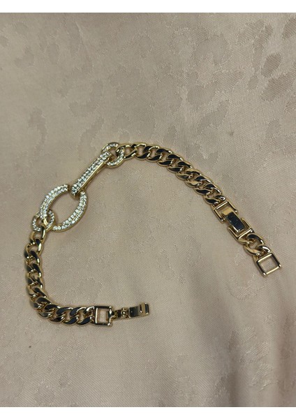 14 Ayar Altın Kaplama Rose Renginde Zincir Halka Model