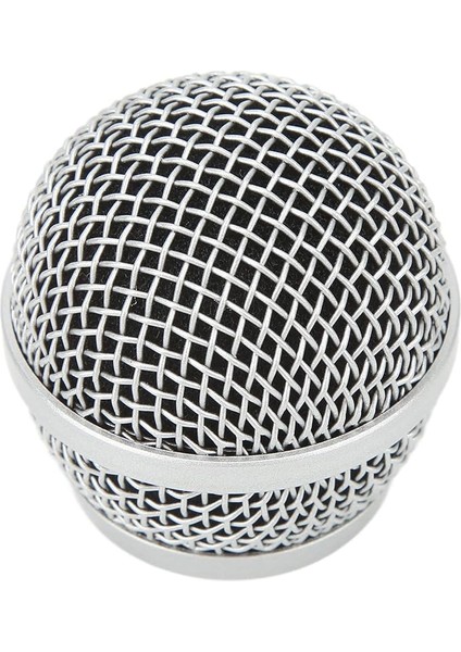 Mikrofon Izgarası Topu Kafa Dayanıklı Dahili Filtre Süngeri Mikrofon Izgarası Patlamaya Dayanıklı Rüzgar Geçirmez PG58 Için Yedek