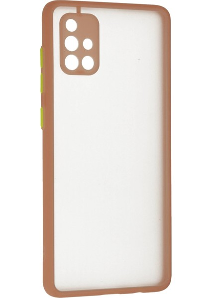 Samsung Galaxy A71 Kılıf Montreal Silikon Kapak - Pembe