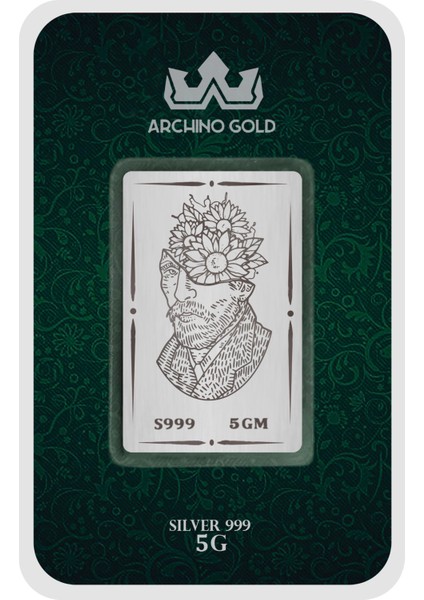 Yaratıcılığın Simgesi Olan Efsane Ressam Temalı Hediyelik 5 Gram 999 Ayar Gümüş KÜLÇESI-771