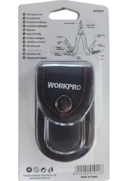 WP382017 12 In 1 Çok Fonksiyonlu Profesyonel Mini Pense Seti + Taşıma Kılıfı modelleri