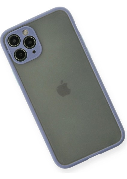 Apple iPhone 11 Pro Kılıf Montreal Silikon Kapak - Gri