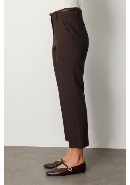 Duble Paça Kemerli Pantolon 01003 modelleri