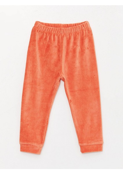 Lcw Baby Bej Bisiklet Yaka Uzun Kollu Baskılı Erkek Bebek Tişört ve Pantolon 2'li Takım fırsatları