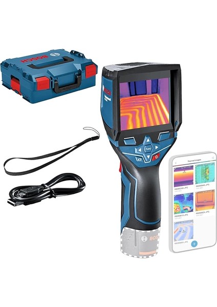 Professional Gtc 400 C Termal Kamera (Çalışma Aralığı: -10 °c Ila +400 °c, Çözünürlük: 160 x 120 Piksel, Mobil Uygulama Fonksiyonu, L-Boxx Çantada, Akü Dahil Değil)