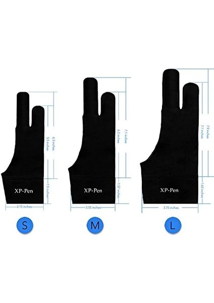 Elastik Likra Çürüme Önleyici Eldiven, Grafik Tablet/kalem Ekranı/ışıklı Kutu Için (Sağ ve Sol Için Uygun) (L) fiyatları