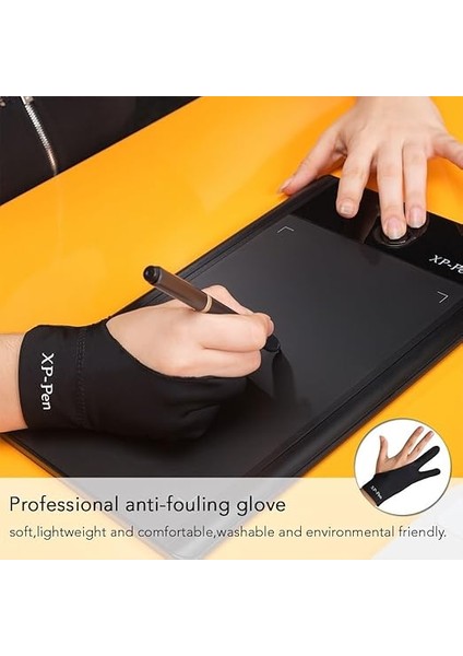 Elastik Likra Çürüme Önleyici Eldiven, Grafik Tablet/kalem Ekranı/ışıklı Kutu Için (Sağ ve Sol Için Uygun) (L) fırsatları