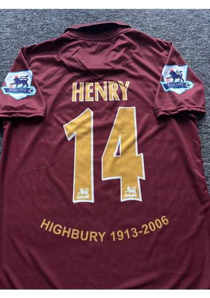 Henry 14 Arsenal Nostalji 2005/06 Sezon Yakalı Forması modelleri