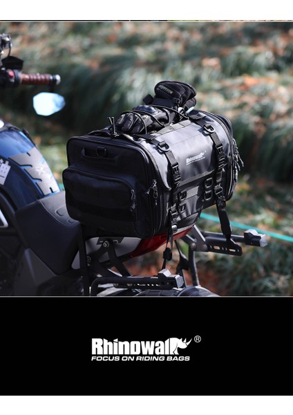 33-45L, 40-60L, 60-80L Genişletilebilir Su Geçirmez Motosiklet Kuyruk Çantası