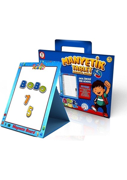 Manyetik Tablet Yazı Tahtası Mavi