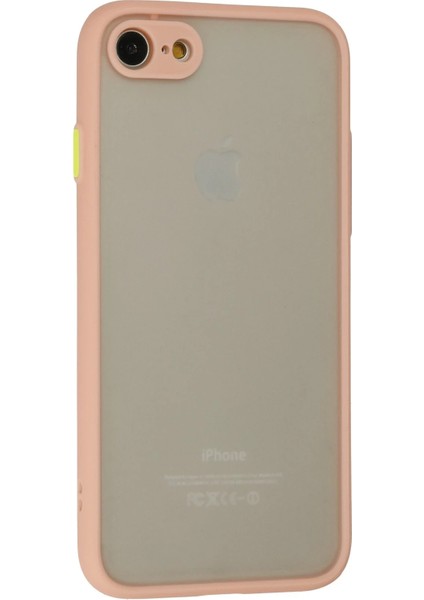 Apple iPhone 7 Kılıf Montreal Silikon Kapak - Pembe