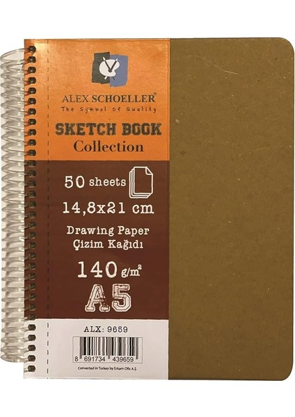 Schoeller A5 140GR 50 Ypr Sketchbook Collectıon ALX-9659