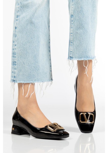 Suins Premium Pauly Model Kadın Orta Topuklu Siyah Kahve Bordo Ayakkabı fırsatları