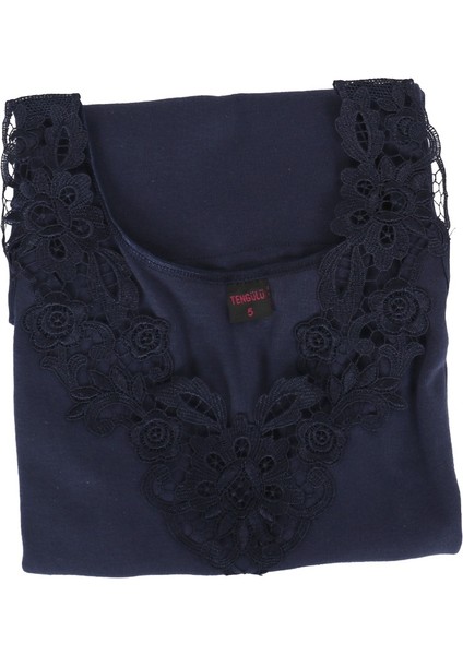 Kadın Atlet Büyük Beden Dantelli Ceket İçi