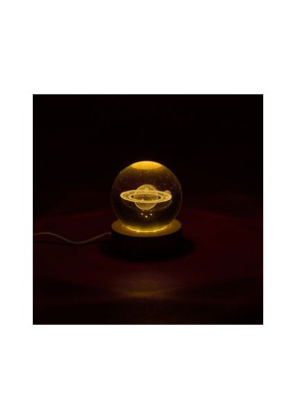 Deco Satürn Ledli Küre - 6 cm modelleri