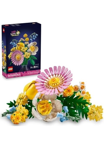 Küçük Sarı 10347-9 Yaş ve Üzeri Kız ve Erkek Çocuklar Için, Şakayık ve Lale Dahil Yapay Çiçekler Içeren Yaratıcı Dekoratif Çiçek Yapım Seti (373 Parça) fiyatları