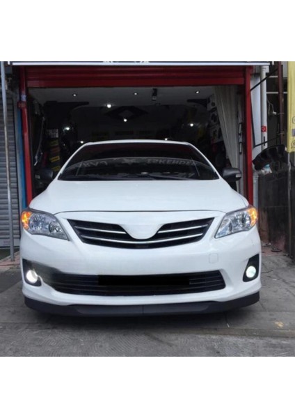 Toyota Corolla 2006-2012 Uyumlu Evrensel 2 Parça Astra H Model Ön Ek Tampon Dili Lip Esnek Karlık