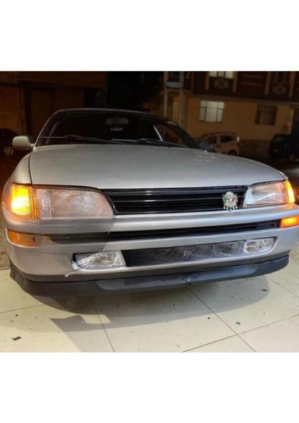 Toyota Corolla 1991-1998 Uyumlu Evrensel 2 Parça Astra H Model Ön Ek Tampon Dili Lip Esnek Karlık